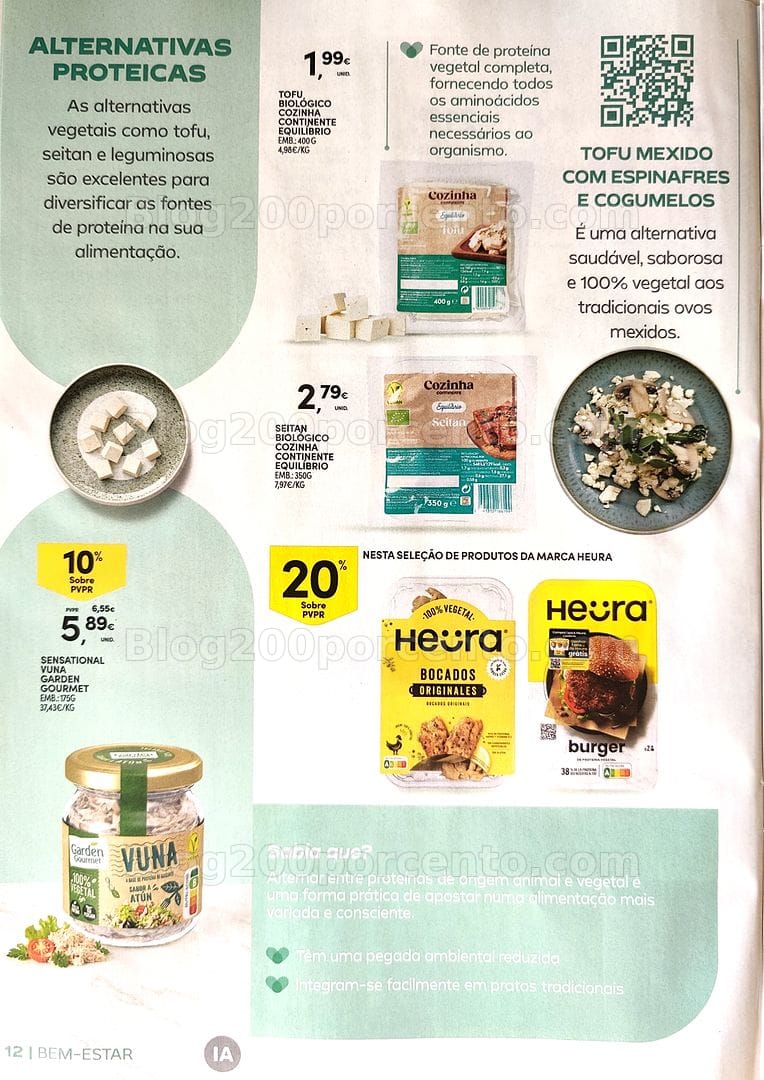 Antevisão Folheto CONTINENTE Bem-Estar Promoções de 20 outubro a 1 novembro